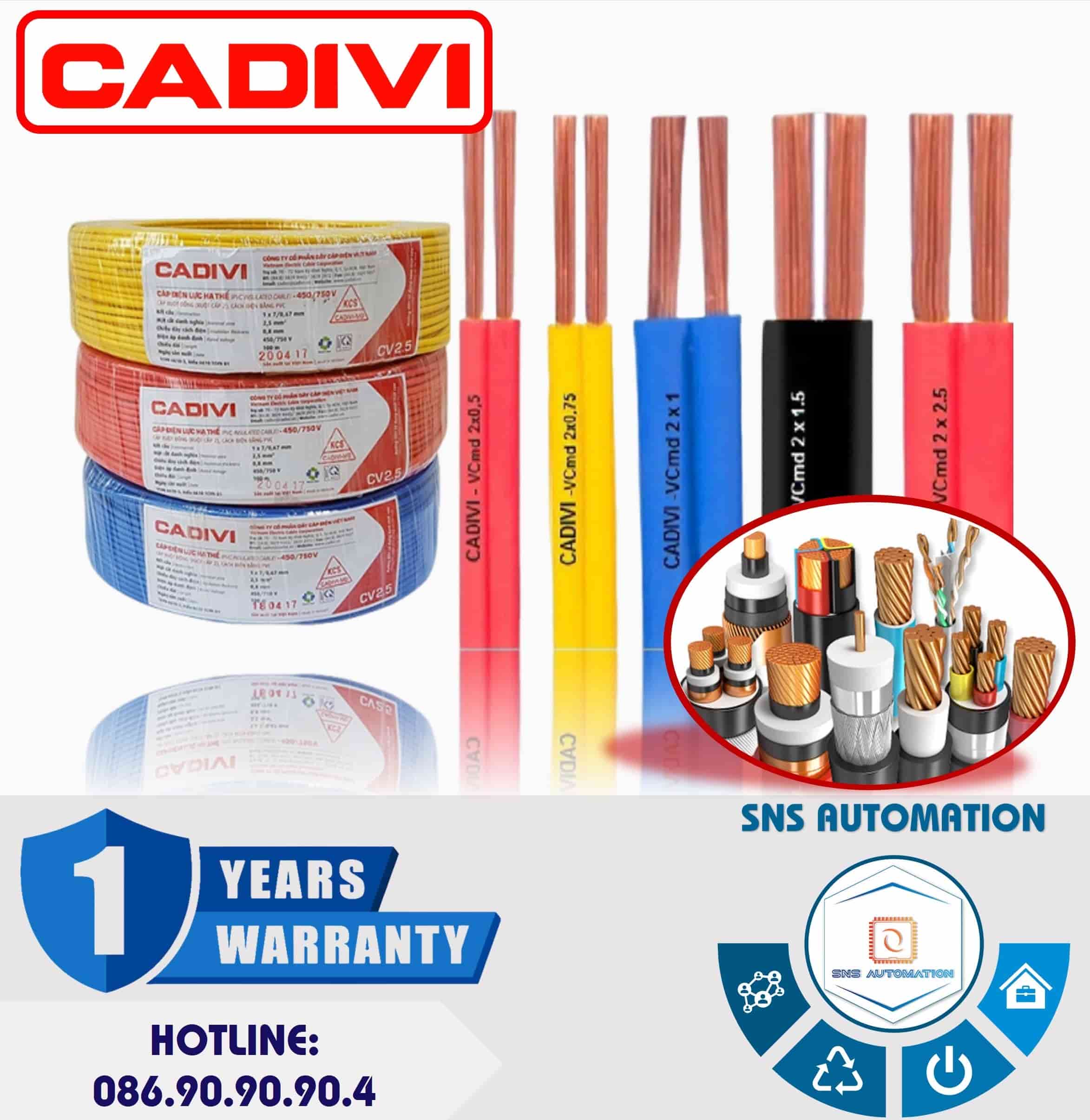 cáp điện cadivi ở Hồ Chí Minh