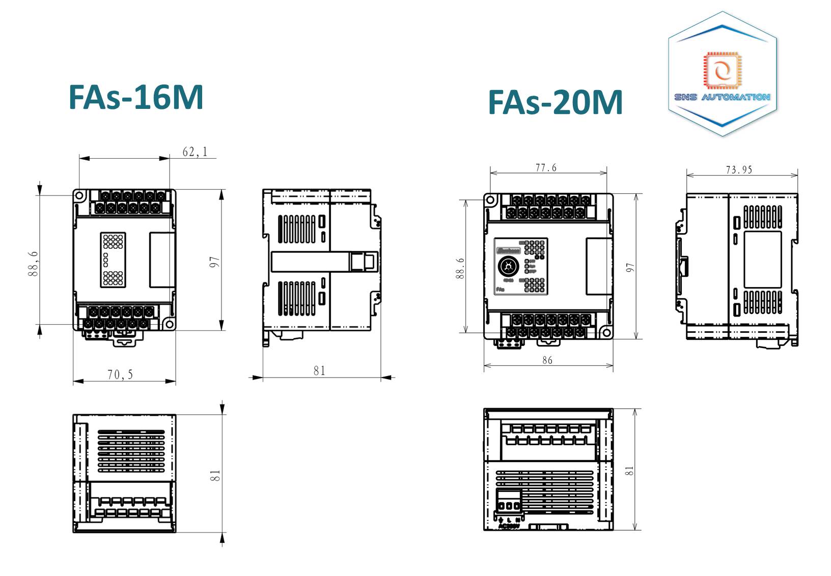 bộ lập trình plc FAs-40MR-AC