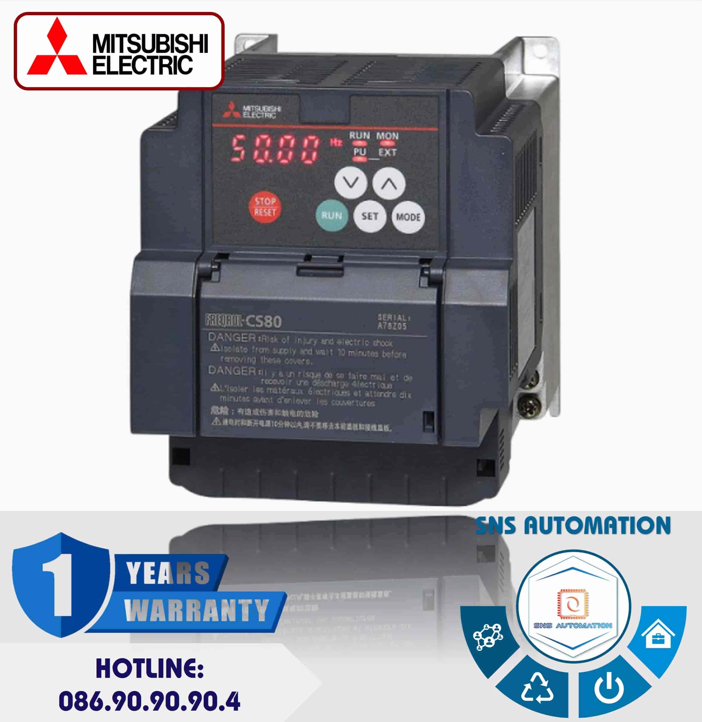Biến tần Mitsubishi FR-CS84-080-60