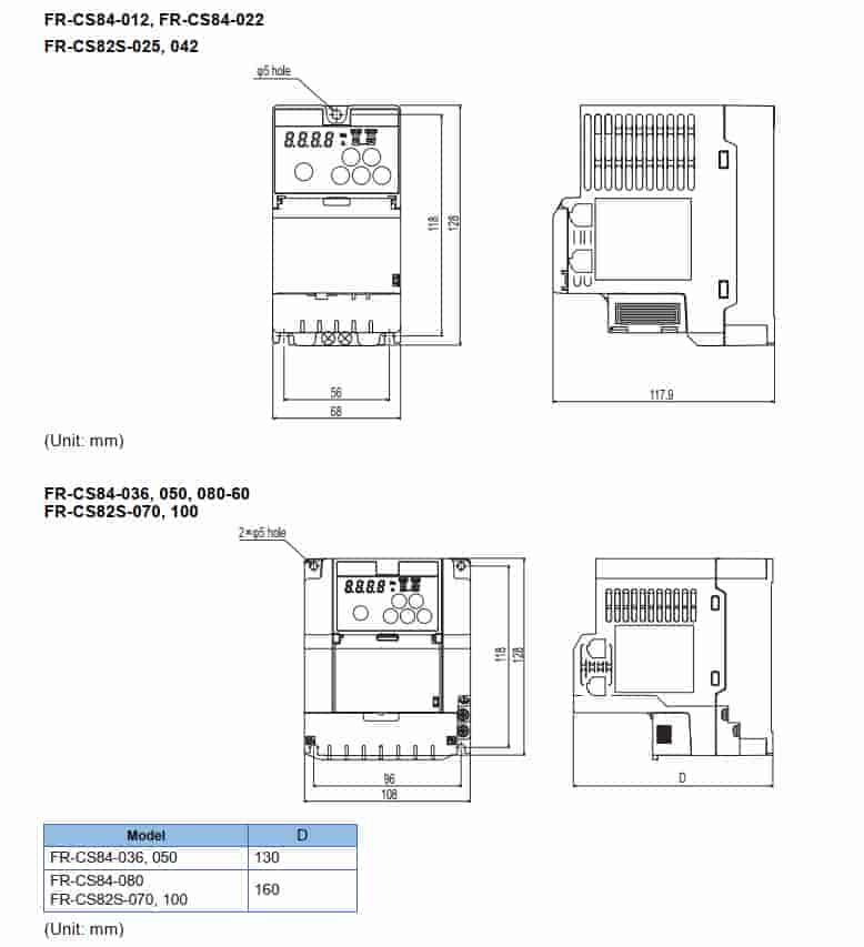 Biến tần mitsubishi FR-CS84-120-60