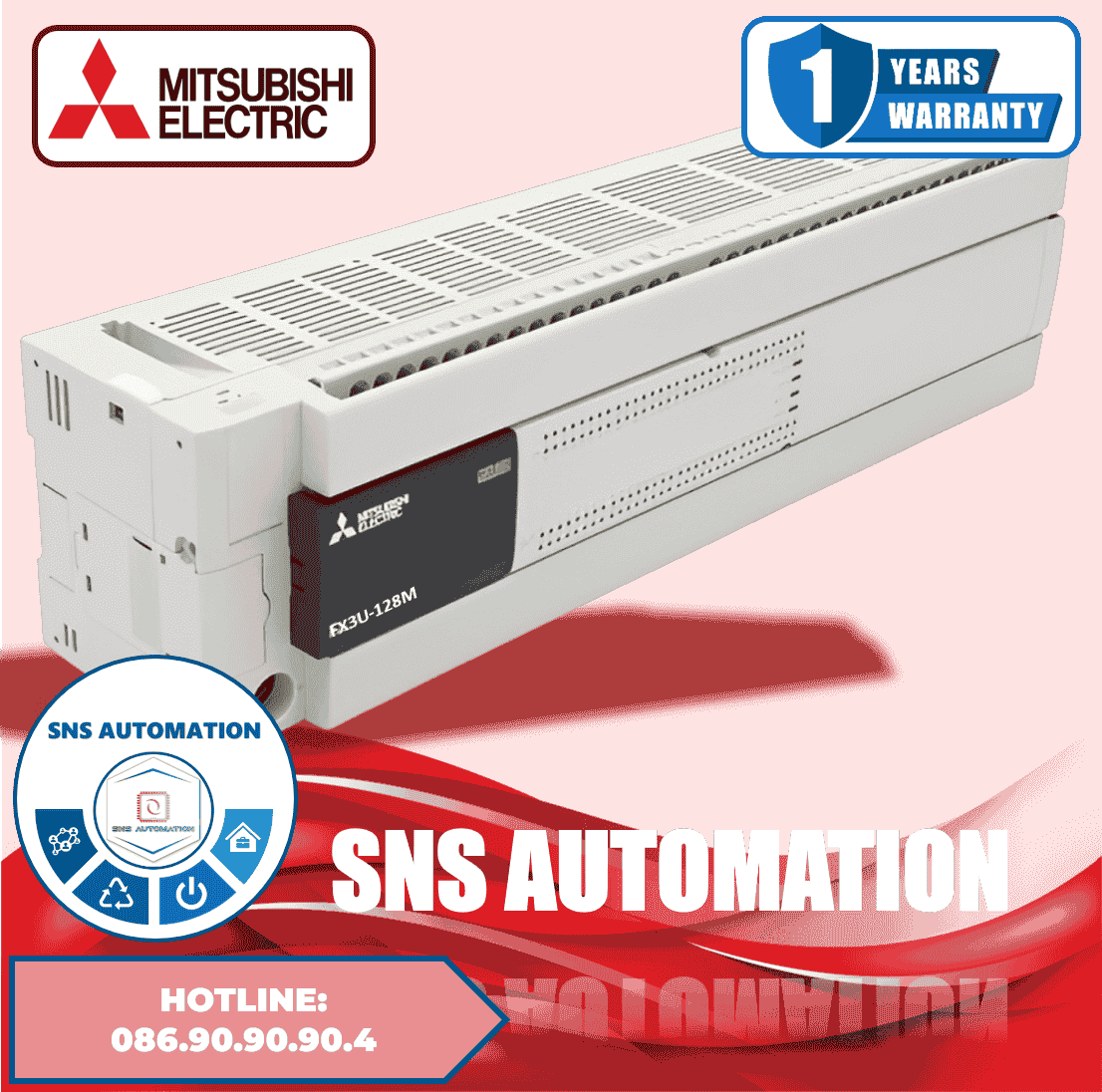 Bộ lập trình pc FX3U-128MR/ES
