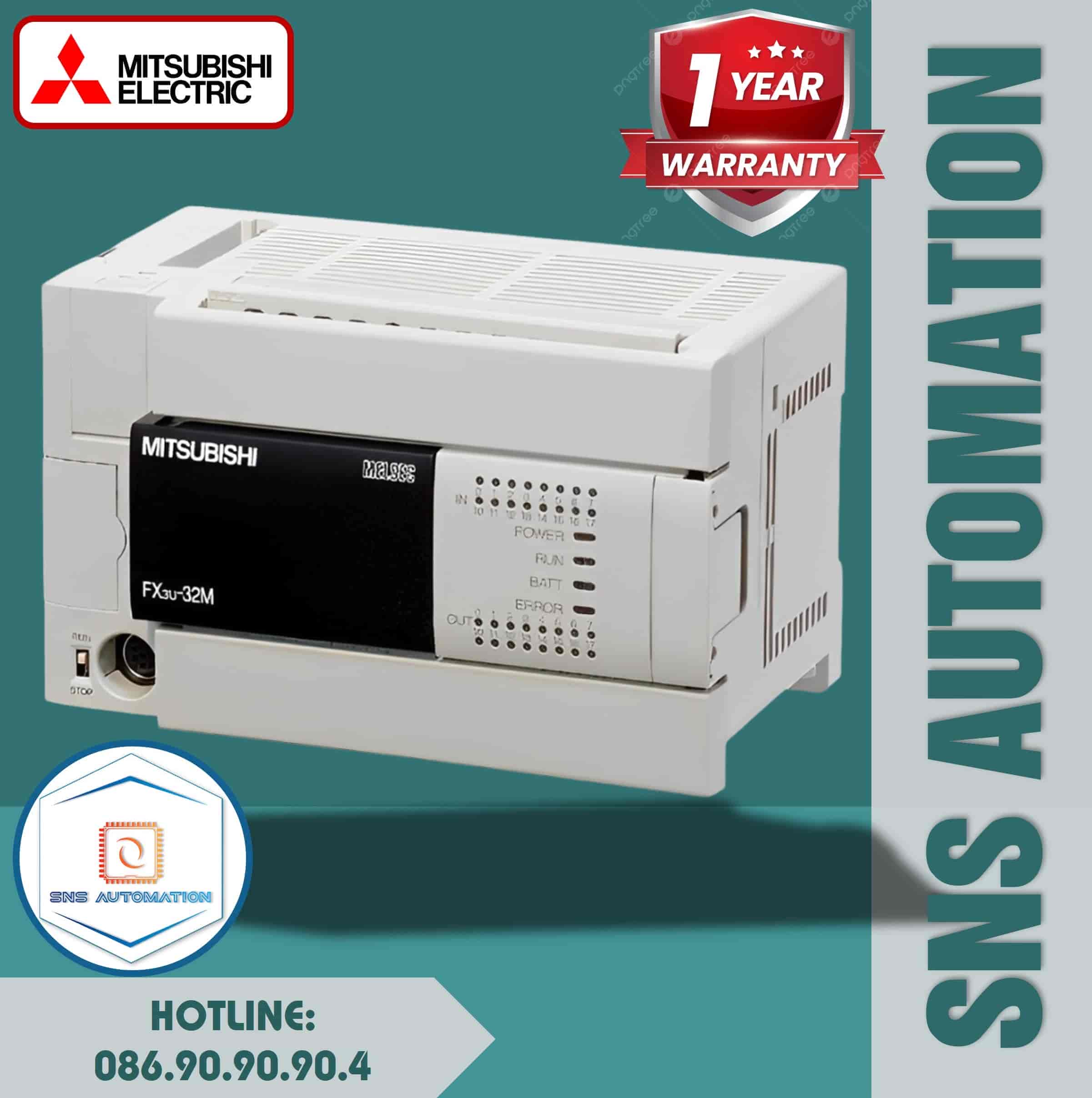 plc mitsubishi FX3U-32MR/DS