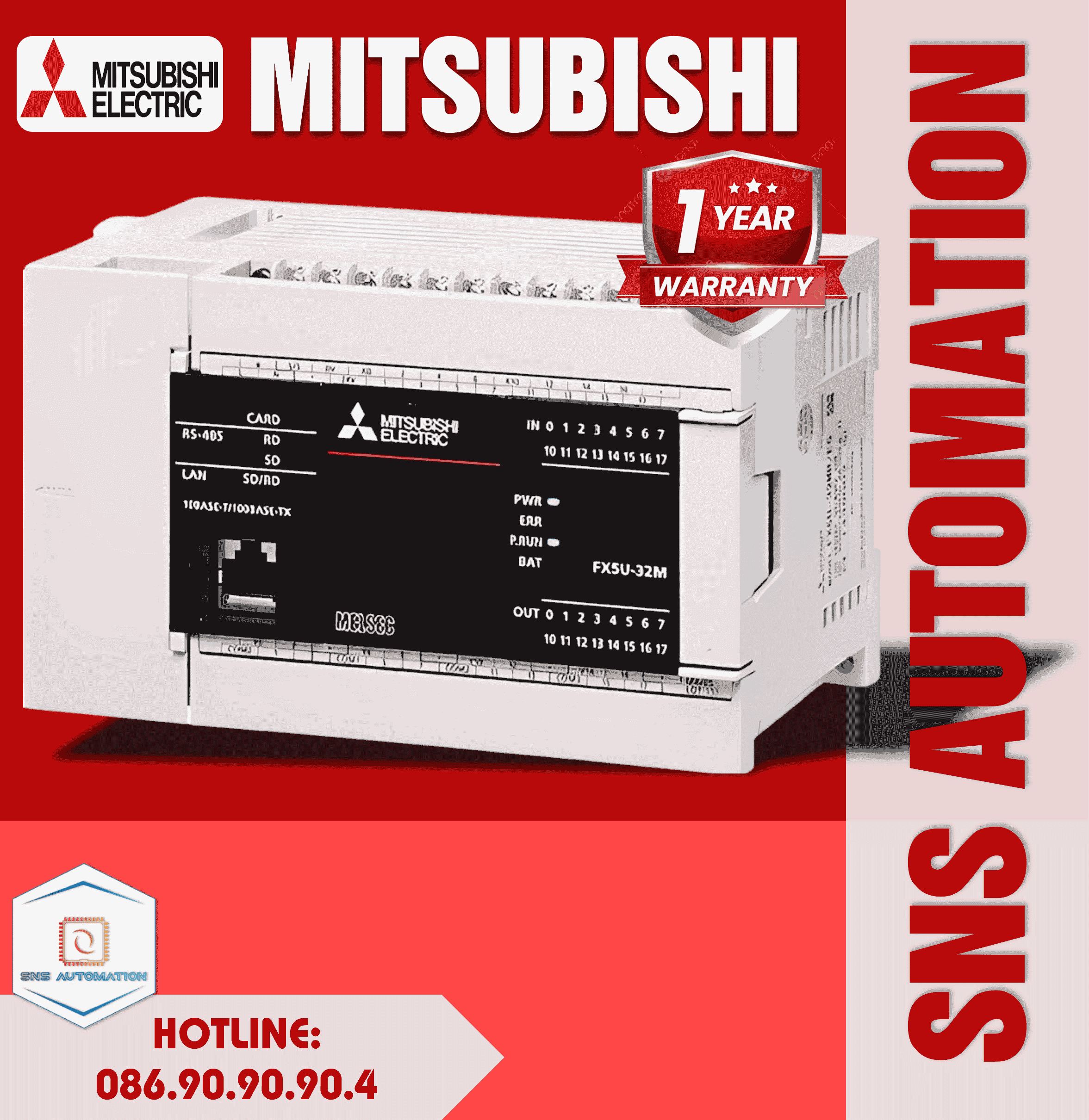 plc mitsubishi FX5U-32MR/ES