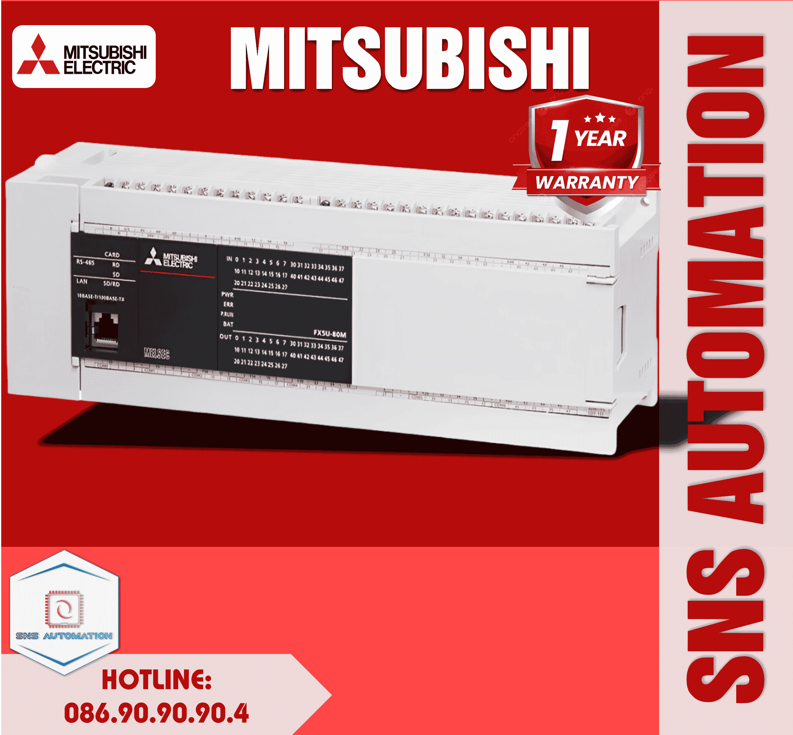 PLC FX5U-80MR/ES