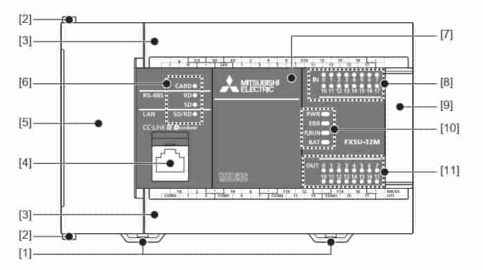plc mitsubishi fx5u 60m