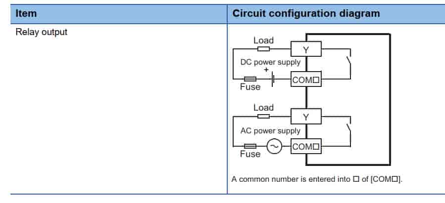 sơ đồ mạch điều khiển plc FX5U-64MR/ES