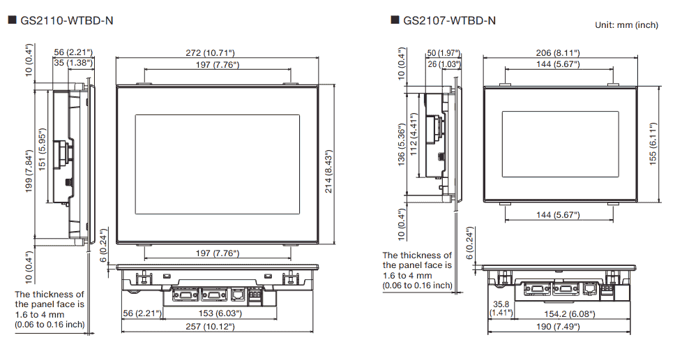 Màn hình hmi GS2110-WTBD-N